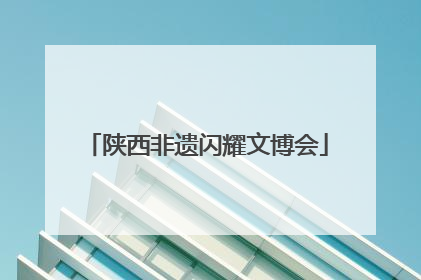 陕西非遗闪耀文博会