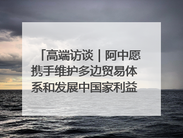 高端访谈｜阿中愿携手维护多边贸易体系和发展中国家利益——访阿拉伯议会议长亚马希