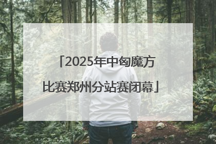 2025年中匈魔方比赛郑州分站赛闭幕