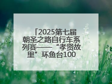 2025第七届朝圣之路自行车系列赛——“孝贤故里”环鱼台100公里挑战赛启幕