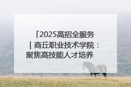 2025高招全服务｜商丘职业技术学院：聚焦高技能人才培养 谱写高质量发展篇章
