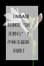 NBA球星剃发“闭关修行”？少林寺最新回应